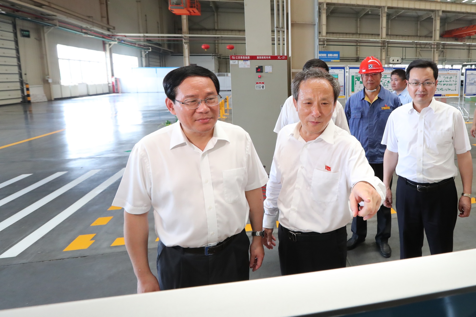 李强同志视察华体会官网集团
