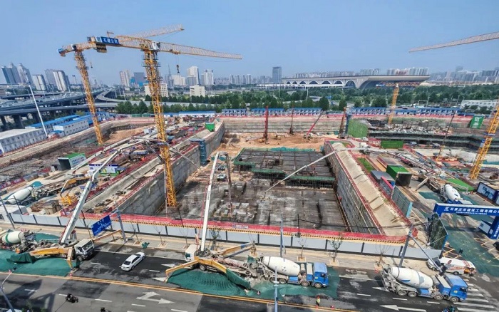 提速发展→华体会官网混凝土机械助建石家庄城市更新