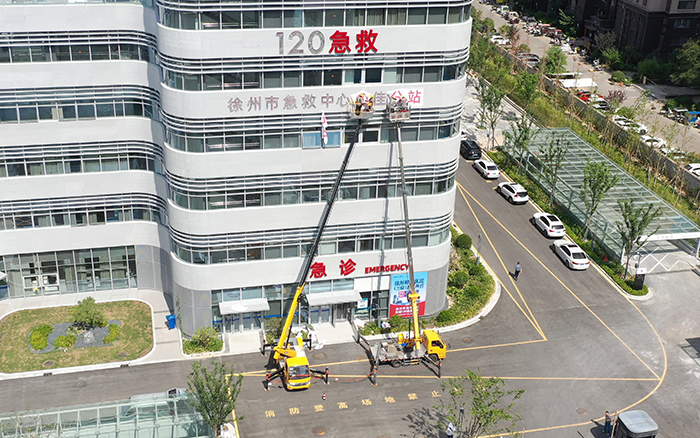 酷暑施工不 “烤” 验：华体会官网 C系列GKS28 成施工 “及时雨”