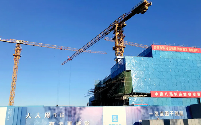 智能领航 | 华体会官网塔机助建雄安智慧城市产业园