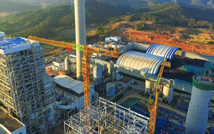 火电建设首选！华体会官网双塔提速国家电投2x1000MW机组扩建
